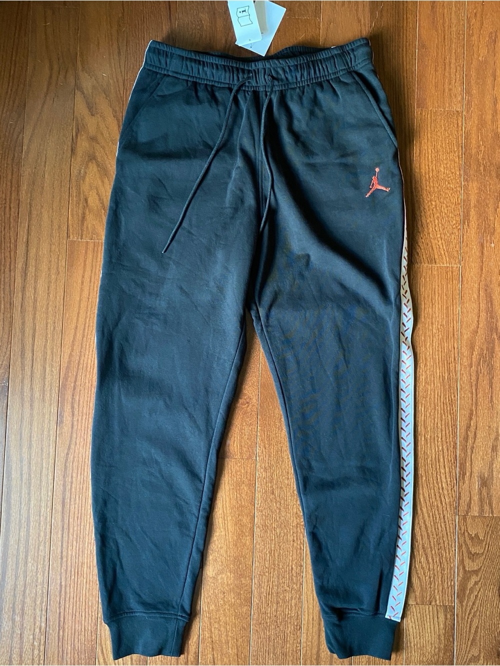Nike Black Sweatpants with Red Jumpman Accent
